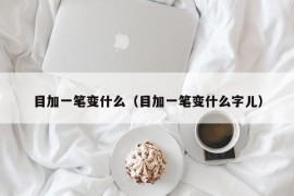 目加一笔变什么（目加一笔变什么字儿）