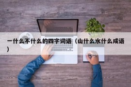 一什么不什么的四字词语（山什么水什么成语）