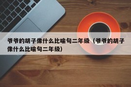 爷爷的胡子像什么比喻句二年级（爷爷的胡子像什么比喻句二年级）