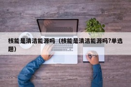 核能是清洁能源吗（核能是清洁能源吗?单选题）