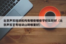 北京声乐培训机构有哪些哪些学校比较好（北京声乐艺考培训口碑哪里好）