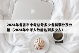 2024年各省市中考总分多少各科满分及分值（2024年中考人数能达到多少人）