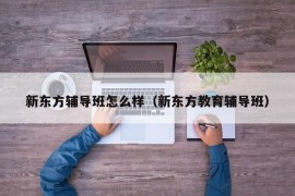 新东方辅导班怎么样（新东方教育辅导班）