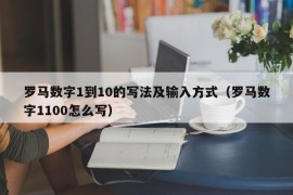 罗马数字1到10的写法及输入方式（罗马数字1100怎么写）