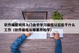 软件编程如何入门自学学习编程以后能干什么工作（软件编程从哪里开始学）