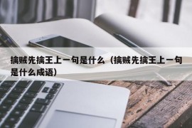 擒贼先擒王上一句是什么（擒贼先擒王上一句是什么成语）