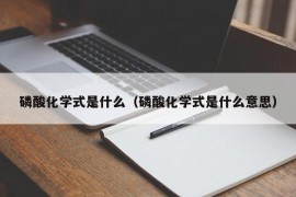 磷酸化学式是什么（磷酸化学式是什么意思）