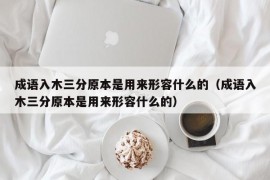 成语入木三分原本是用来形容什么的（成语入木三分原本是用来形容什么的）