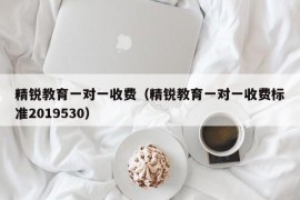精锐教育一对一收费（精锐教育一对一收费标准2019530）