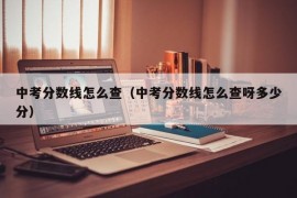 中考分数线怎么查（中考分数线怎么查呀多少分）