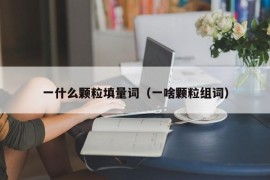 一什么颗粒填量词（一啥颗粒组词）