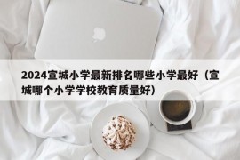 2024宣城小学最新排名哪些小学最好（宣城哪个小学学校教育质量好）