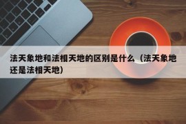 法天象地和法相天地的区别是什么（法天象地还是法相天地）